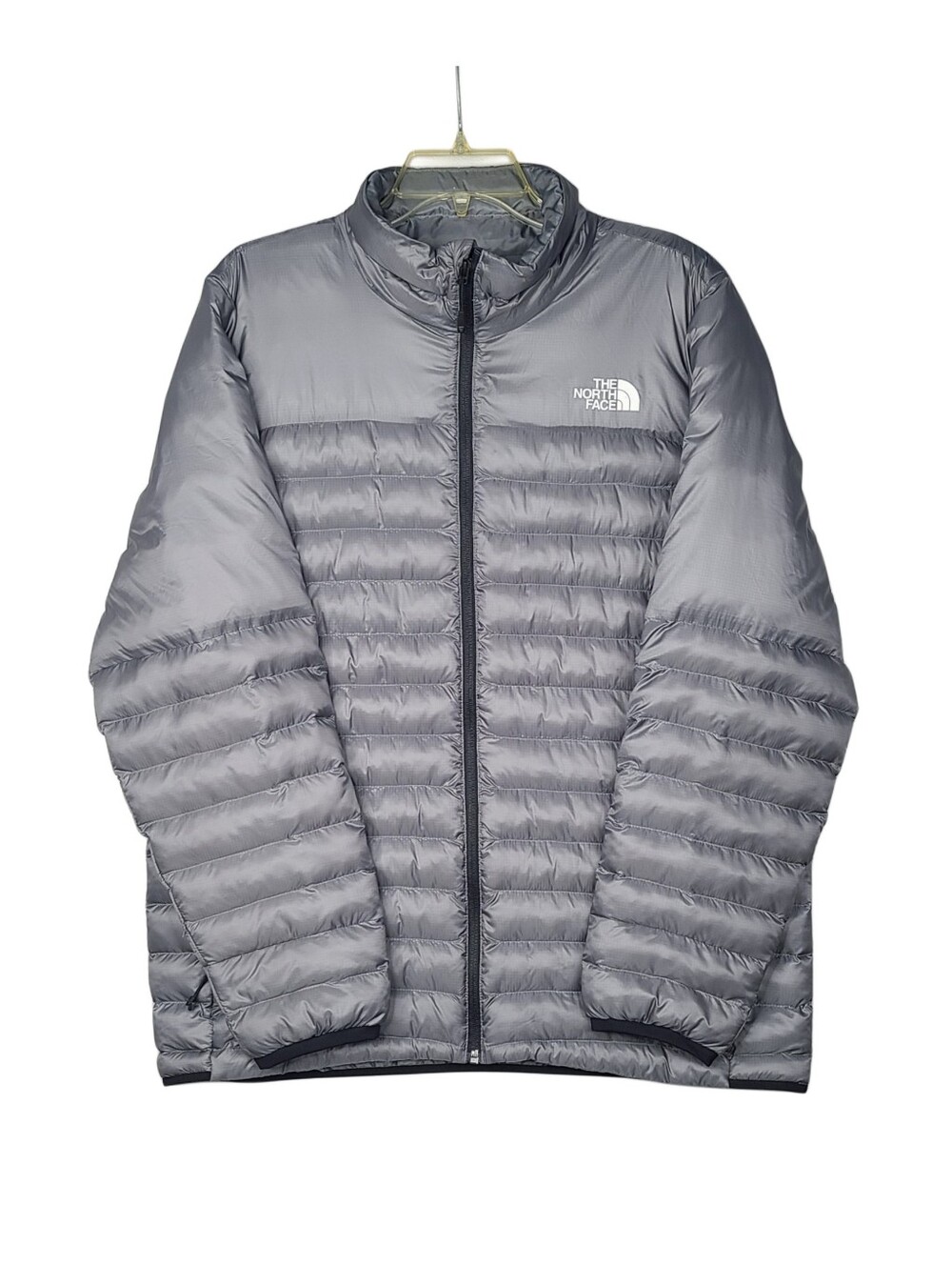 The North Face Tera Peak Thermoball Jacket Mens Large Grey Puffer Full Zip 250$